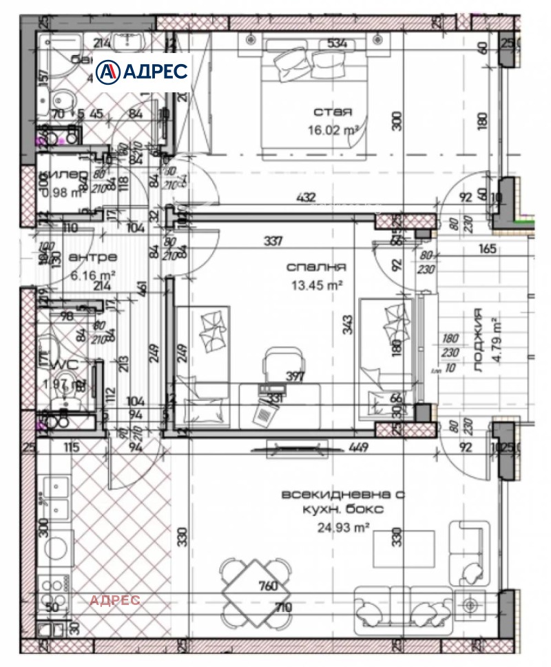 Продава 3-СТАЕН, гр. Варна, Младост 1