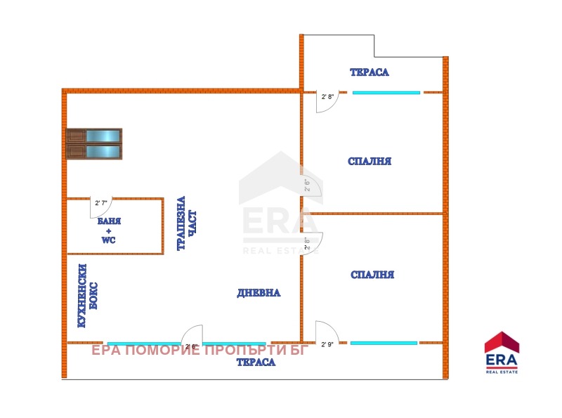 Продава 3-СТАЕН, гр. Поморие, област Бургас, снимка 11 - Апартаменти - 55956422