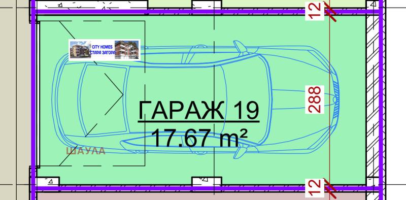 For Sale  Гараж, Паркомясто Stara Zagora , Zheleznik - iztok , 22 sq.m | 70782597 - image [4]