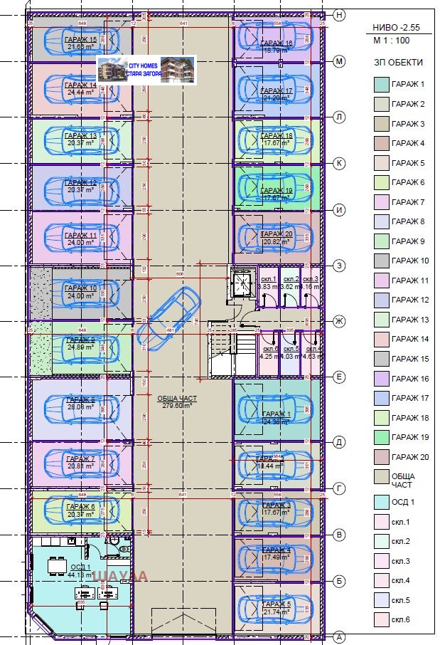 For Sale  Гараж, Паркомясто Stara Zagora , Zheleznik - iztok , 22 sq.m | 70782597 - image [3]