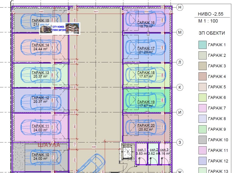 For Sale  Гараж, Паркомясто Stara Zagora , Zheleznik - iztok , 22 sq.m | 70782597 - image [2]