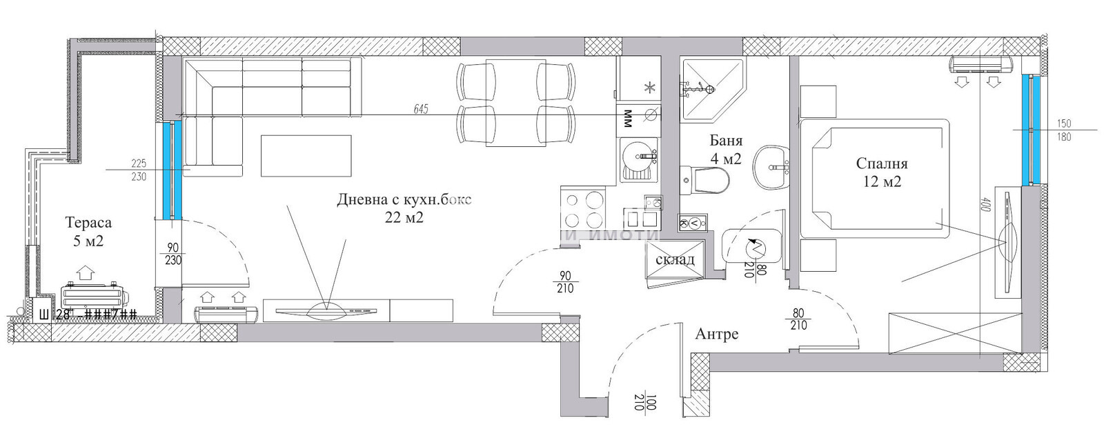 Продава 2-СТАЕН, гр. Пловдив, Христо Смирненски, снимка 2 - Апартаменти - 50018167