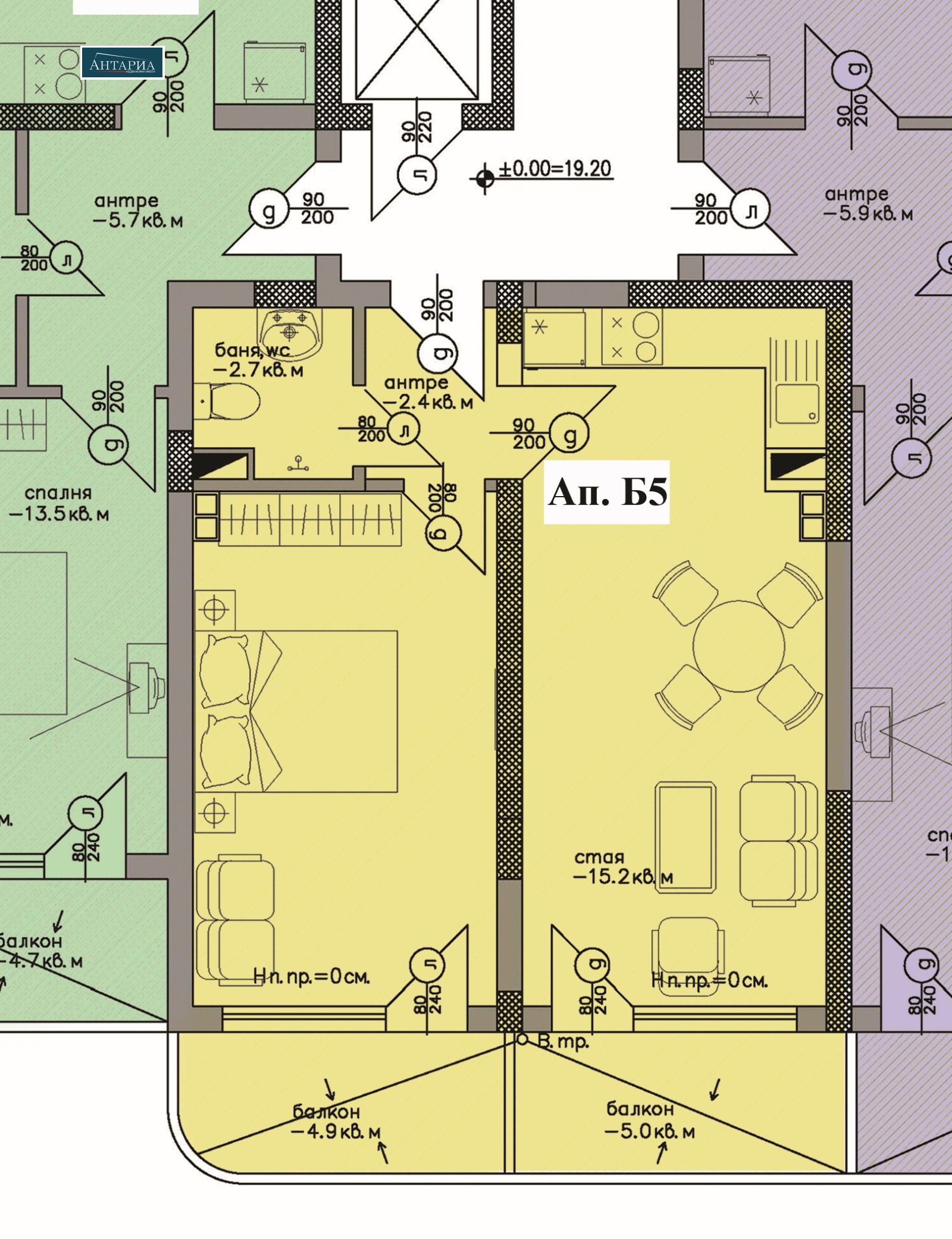 Продава 2-СТАЕН, гр. Черноморец, област Бургас, снимка 2 - Апартаменти - 51579788