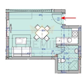 1 quarto Kranevo, região Dobrich