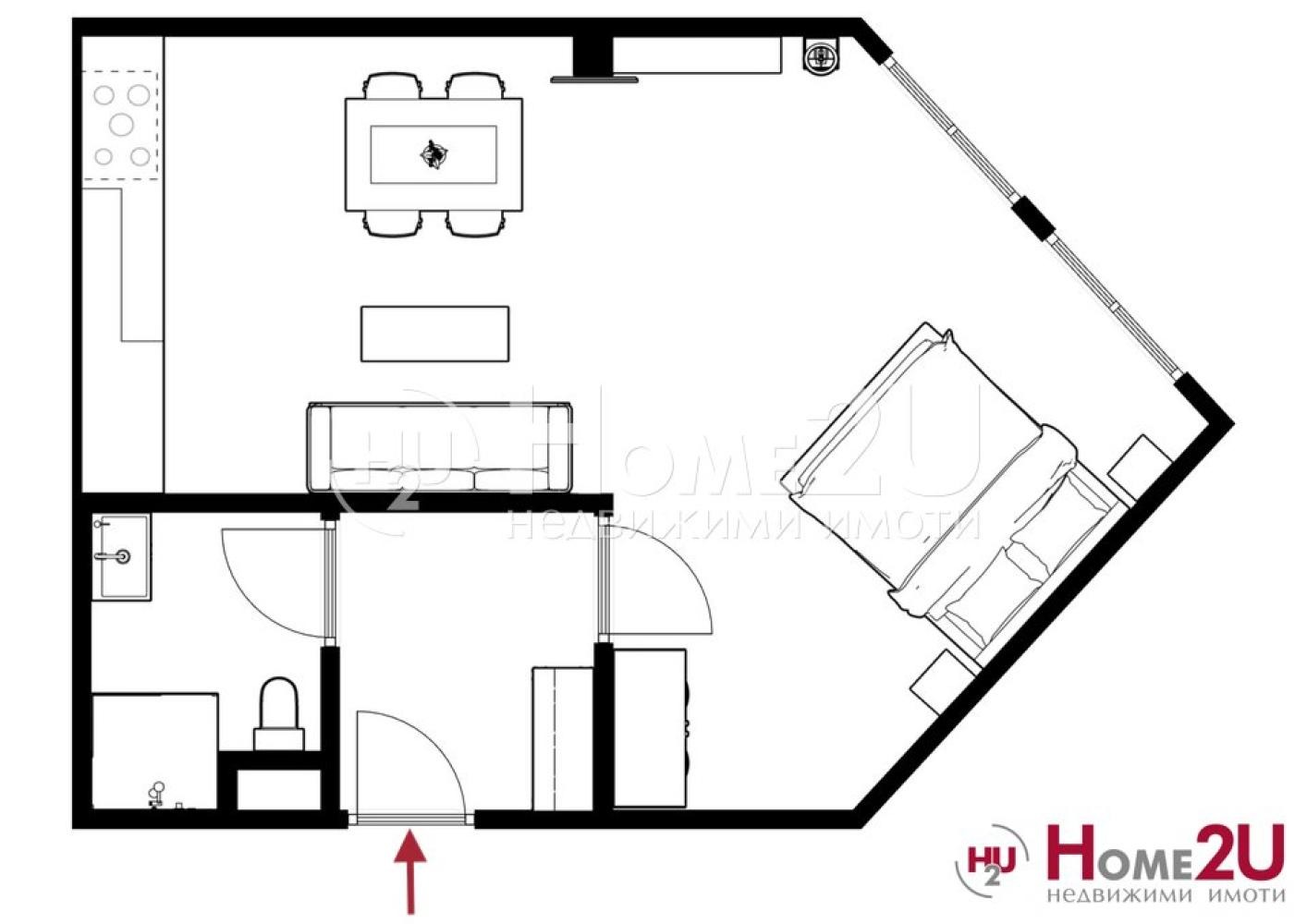 Продава 1-СТАЕН, к.к. Пампорово, област Смолян, снимка 8 - Апартаменти - 53602421