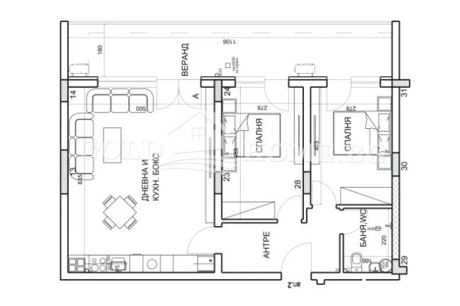 À venda  2 quartos Plovdiv , Mladejki Halm , 87 m² | 48888648 - imagem [2]