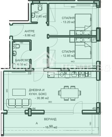 Продава 3-СТАЕН, гр. Пловдив, Младежки Хълм, снимка 2 - Aпартаменти - 48674770