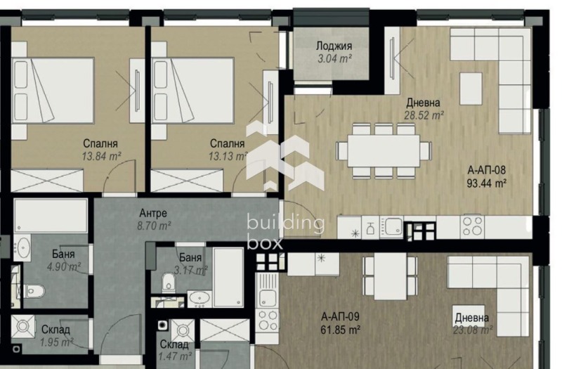 Na prodej  2 ložnice Sofia , Vitoša , 111 m2 | 44979581 - obraz [8]