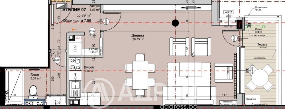 Продава 1-СТАЕН, гр. София, Красно село, снимка 4 - Апартаменти - 56726783