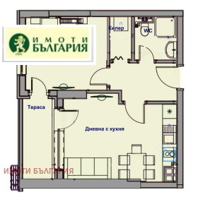 1 bedroom Mladost 1, Varna 2