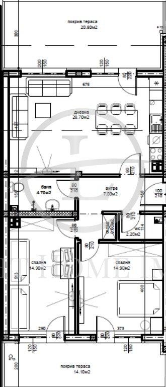 For Sale  2 bedroom Plovdiv , Belomorski , 135 sq.m | 97988842 - image [5]