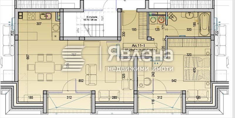 Продава 2-СТАЕН, гр. София, Драгалевци, снимка 12 - Апартаменти - 55931809