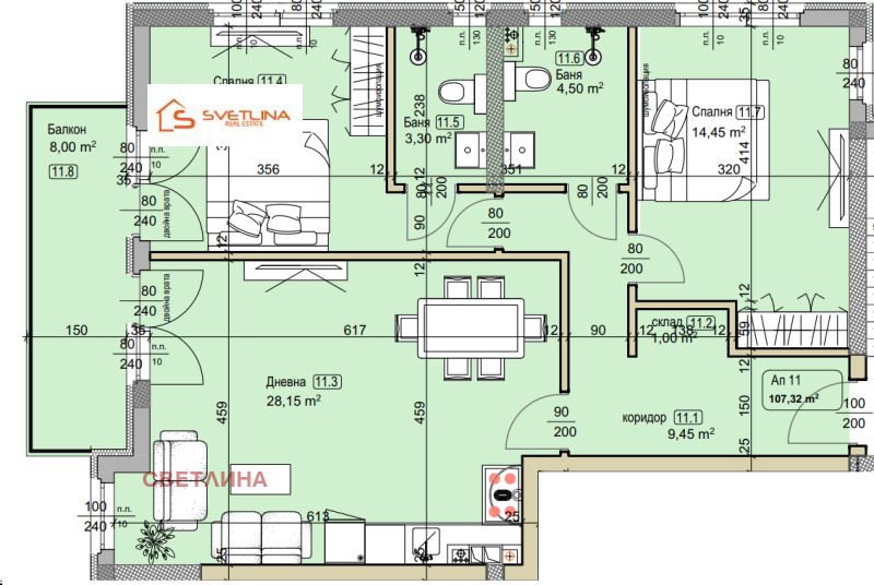 Продава 3-СТАЕН, гр. София, Витоша, снимка 1 - Aпартаменти - 48567236