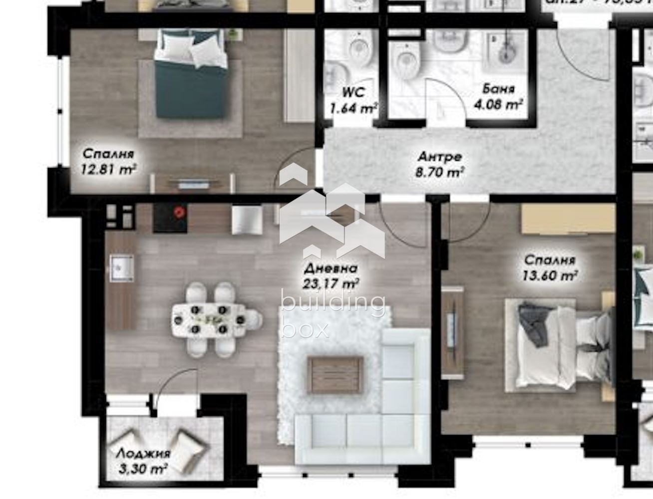 Продава 3-СТАЕН, гр. Пловдив, Остромила, снимка 2 - Апартаменти - 54290646