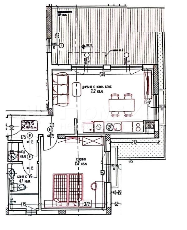 Zu verkaufen  1 Schlafzimmer Warna , Galata , 82 qm | 82608461 - Bild [2]
