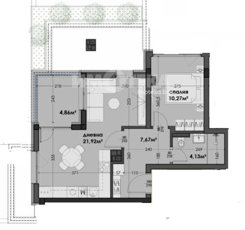 En venta  1 dormitorio Varna , Izgrev , 73 metros cuadrados | 76457204 - imagen [5]