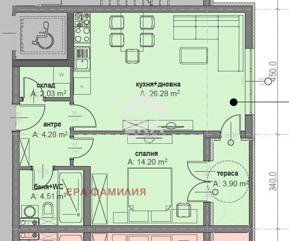 Продава 2-СТАЕН, гр. София, Малинова долина, снимка 2 - Апартаменти - 54190669