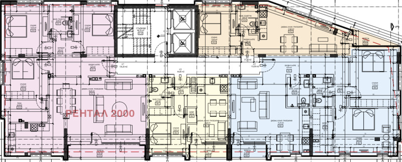 Продаја  2 спаваће собе Пловдив , Кјучук Париж , 115 м2 | 43662101 - слика [9]