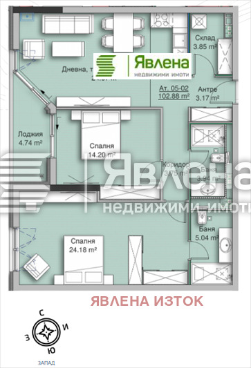Продава 3-СТАЕН, гр. София, Кръстова вада