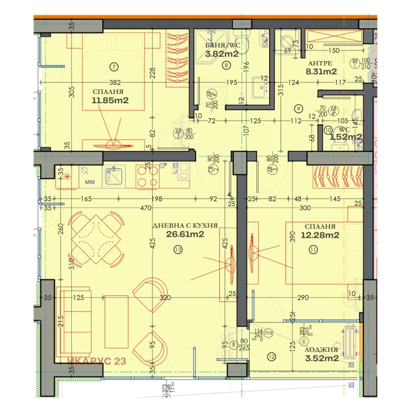 Продава 3-СТАЕН, гр. Пловдив, Тракия, снимка 3 - Aпартаменти - 47339184