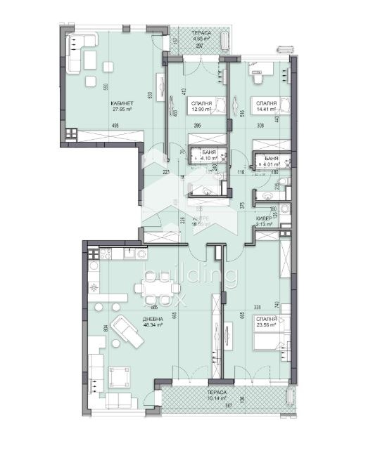 Продава  Многостаен град Пловдив , Гагарин , 228 кв.м | 78156901 - изображение [2]
