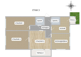 Huis verdieping Akatsija, Veliko Tarnovo 1