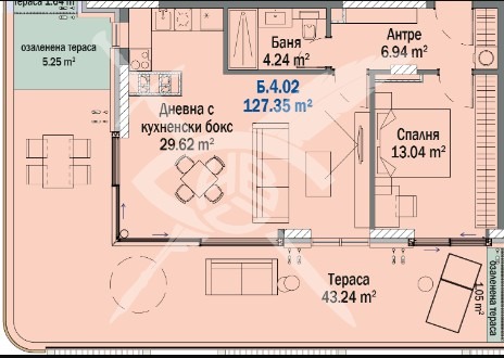 Eladó  1 hálószoba régió Burgasz , Kiten , 127 négyzetméter | 18906301 - kép [2]