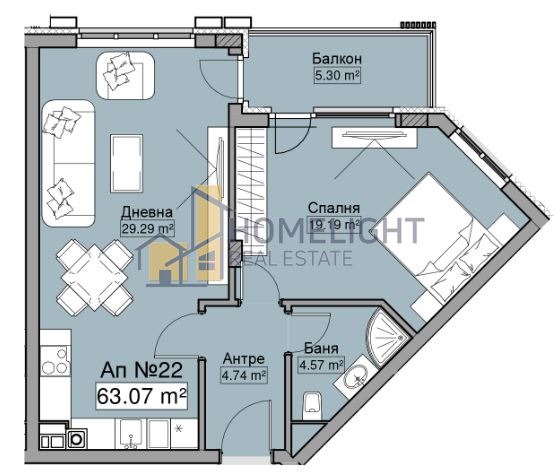 Продава 2-СТАЕН, гр. София, Манастирски ливади, снимка 16 - Aпартаменти - 47771988