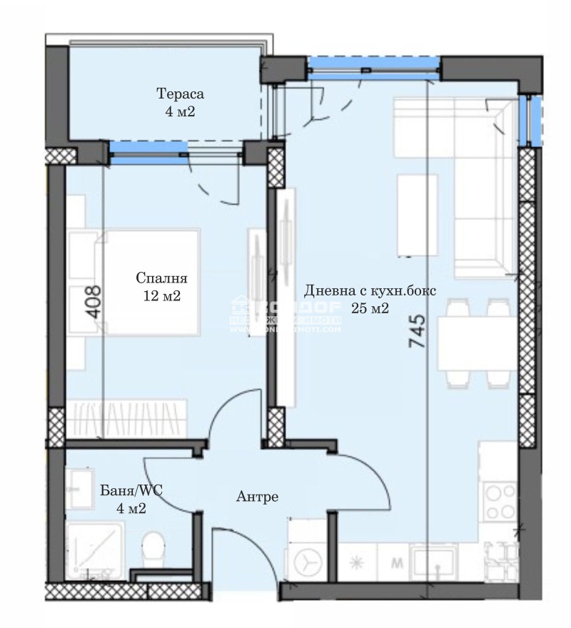 Zu verkaufen  1 Schlafzimmer Plowdiw , Trakija , 67 qm | 33440393 - Bild [3]