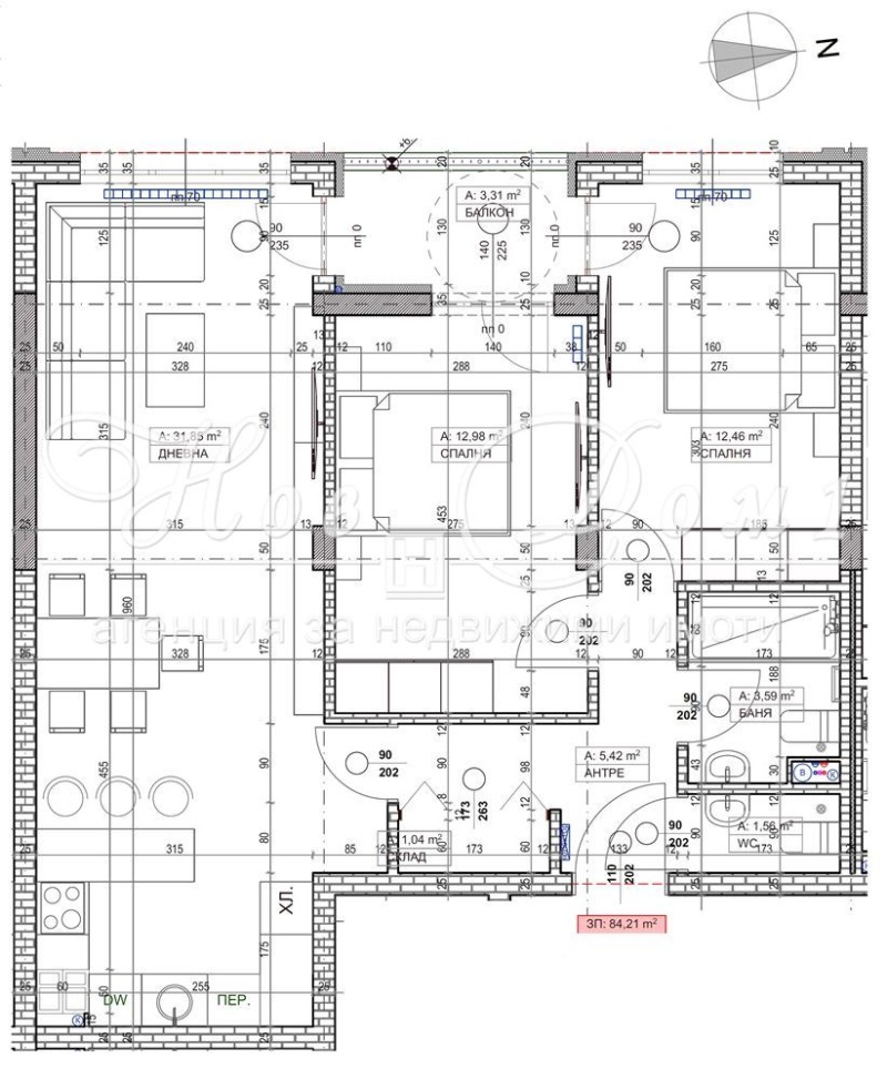 For Sale  2 bedroom Sofia , Slatina , 96 sq.m | 53590628 - image [2]