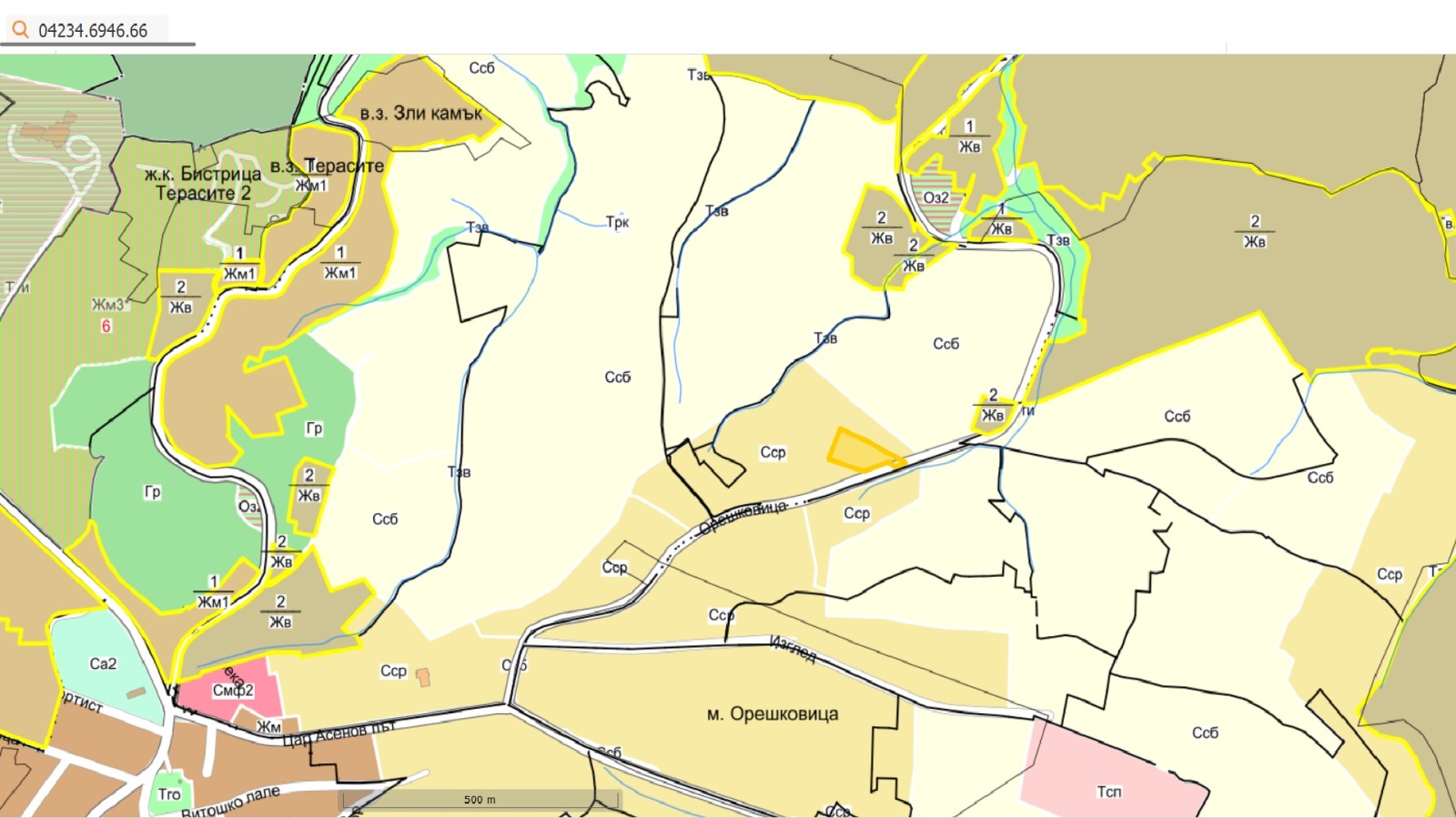 Продава ПАРЦЕЛ, гр. София, с. Бистрица, снимка 3 - Парцели - 53887246