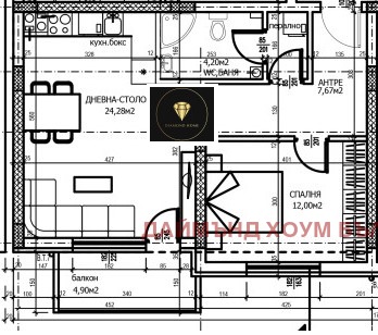 Til salg  1 soveværelse Plovdiv , Trakiya , 73 kvm | 95168898 - billede [2]