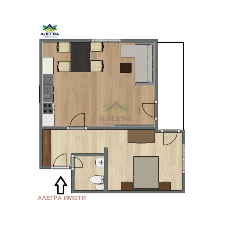 For Sale  1 bedroom Pazardzhik , Promishlena zona , 67 sq.m | 29038776 - image [2]