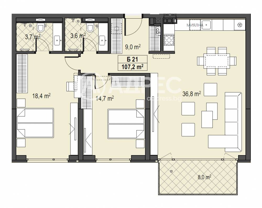 Продава 3-СТАЕН, гр. София, Бояна, снимка 4 - Апартаменти - 54143427