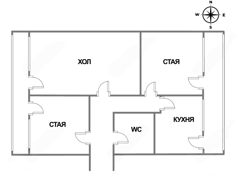 Till salu  2 sovrum Sofia , Suhata reka , 105 kvm | 62673459 - bild [9]