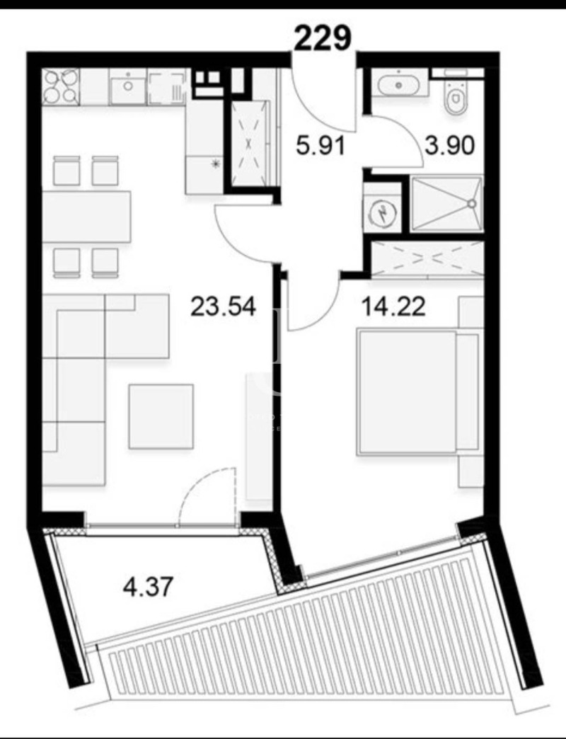 Продава  2-стаен град София , в.з.Малинова долина , 69 кв.м | 41091240 - изображение [12]