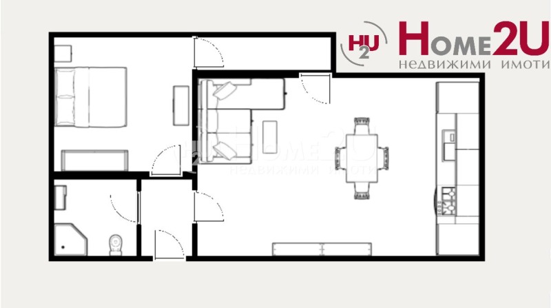 In vendita  1 camera da letto Plovdiv , Iugen , 64 mq | 29888310 - Immagine [7]