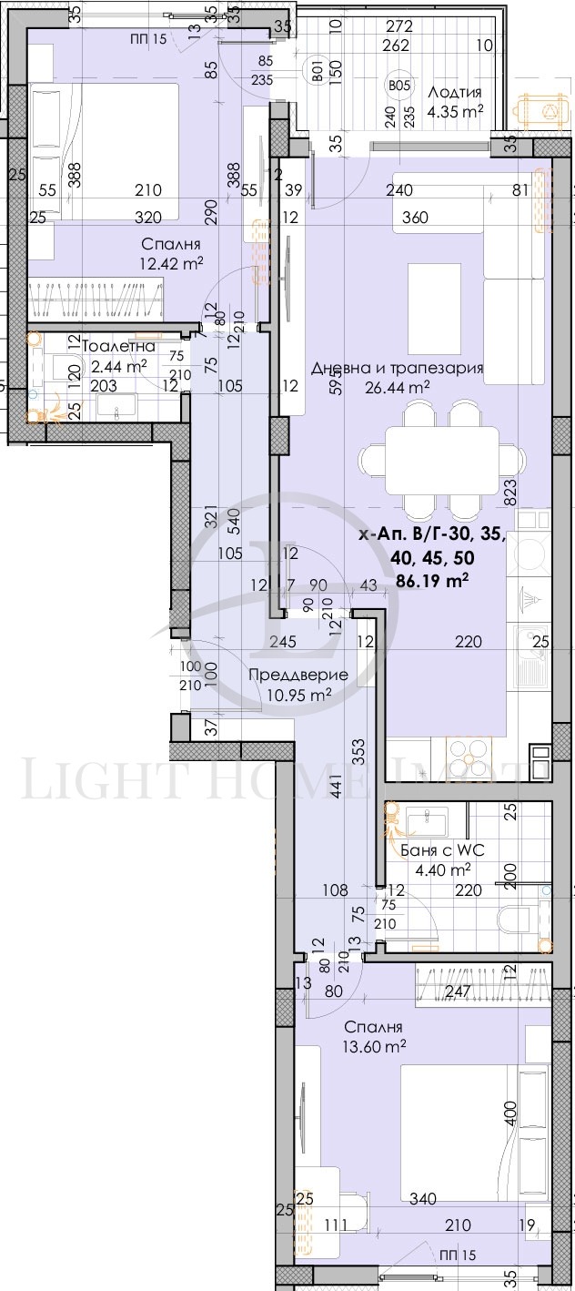 Продава 3-СТАЕН, гр. Пловдив, Кючук Париж, снимка 3 - Aпартаменти - 47456831