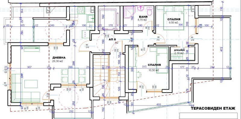 In vendita  2 camere da letto Pleven , Idealen tsentar , 125 mq | 94634029