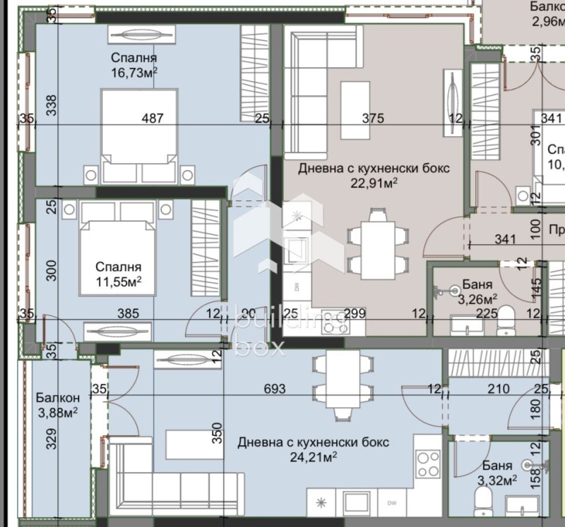 Продава 3-СТАЕН, гр. София, Люлин - център, снимка 2 - Апартаменти - 53451976