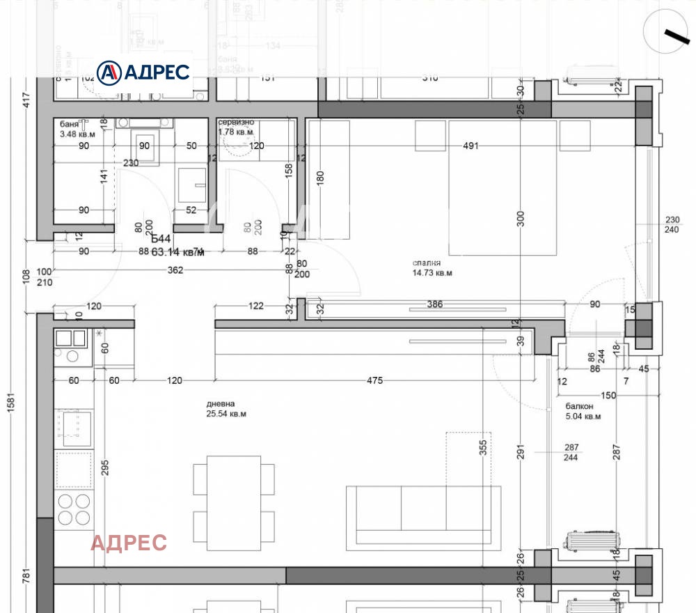 Продава 2-СТАЕН, гр. Варна, Аспарухово, снимка 4 - Апартаменти - 53909218