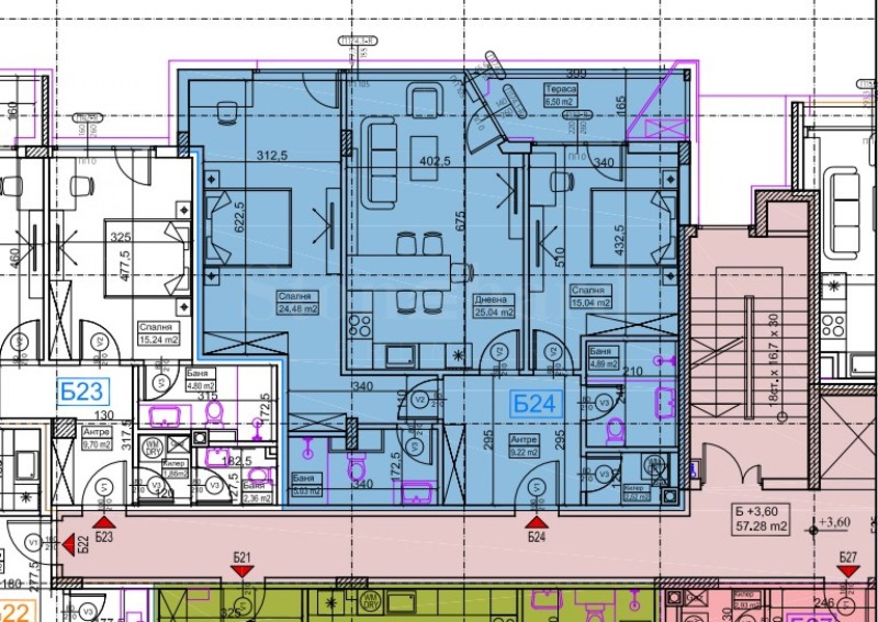 Myytävänä  2 makuuhuonetta Sofia , Krastova vada , 118 neliömetriä | 23660820 - kuva [5]