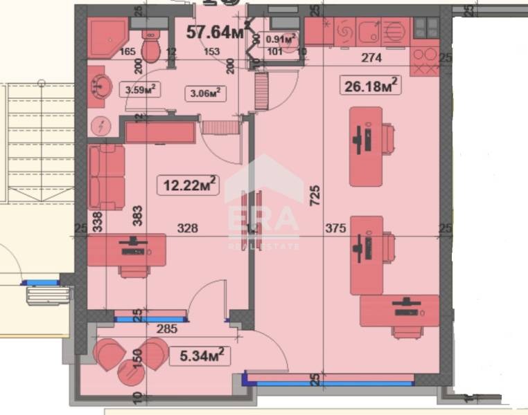 De vânzare  1 dormitor Varna , Ciaica , 69 mp | 62462219 - imagine [4]