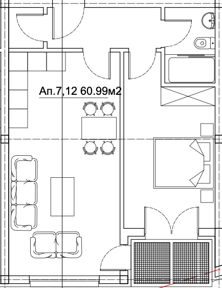На продаж  1 спальня София , Орландовци , 69 кв.м | 22008328 - зображення [3]