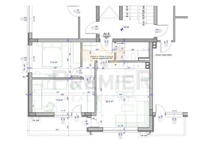 Продава 3-СТАЕН, гр. Бургас, Възраждане, снимка 2 - Апартаменти - 53441886