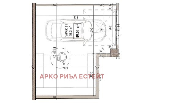 Продава ГАРАЖ, ПАРКОМЯСТО, гр. София, Малинова долина, снимка 2 - Гаражи и паркоместа - 54120862
