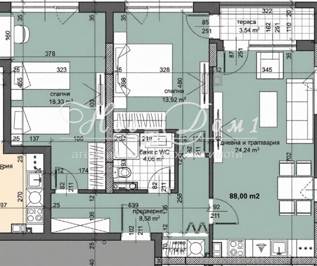 Продава 3-СТАЕН, гр. Пловдив, Тракия, снимка 5 - Апартаменти - 54210135