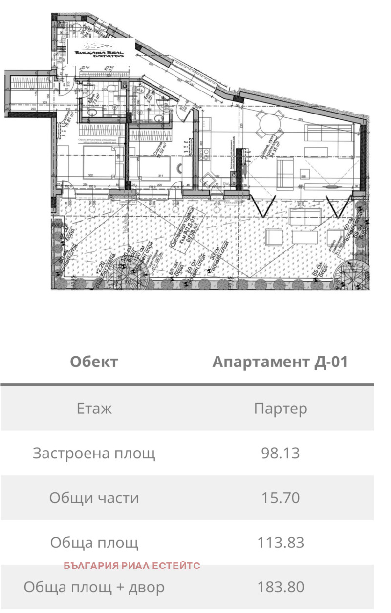 Satılık  2 yatak odası Sofia , Vitoşa , 184 metrekare | 32639714 - görüntü [2]