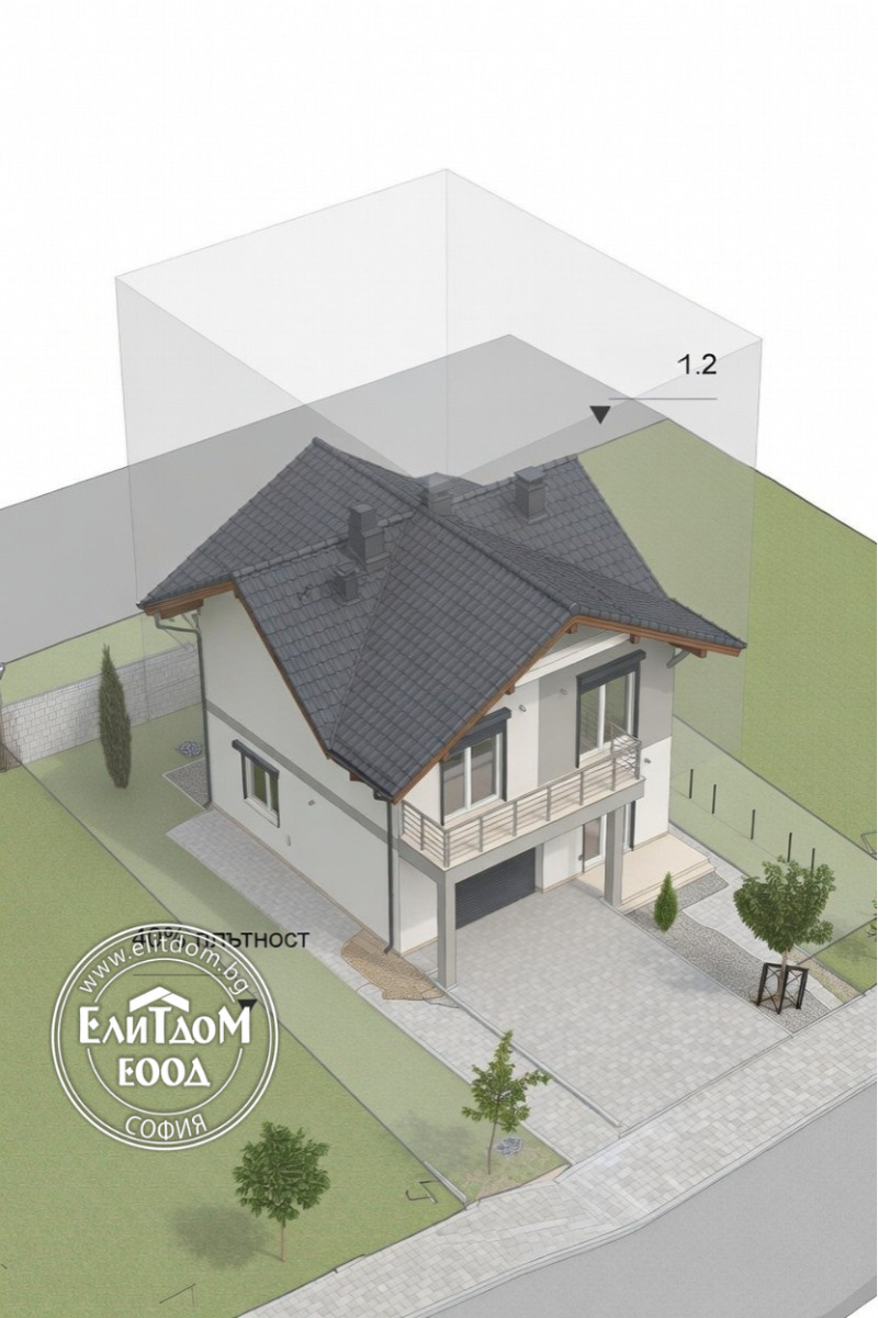 Продава ПАРЦЕЛ, с. Горна Диканя, област Перник, снимка 2 - Парцели - 53537627