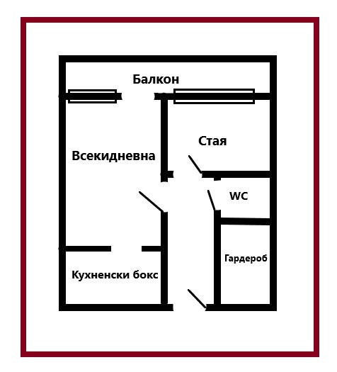 Продава 2-СТАЕН, гр. София, Толстой, снимка 9 - Aпартаменти - 47675166